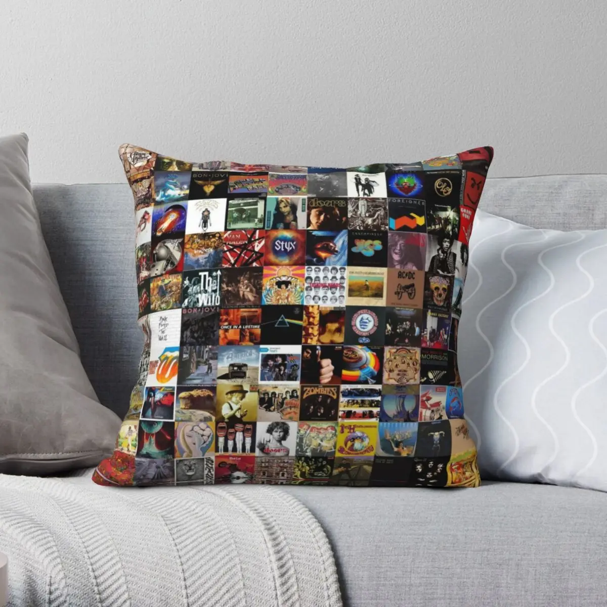 Classic Rock Covers Collage Square Pillowcase Polyester Linen Velvet Creative Zip Decor Throw Pillow Case Sofa Cushion Cover
Classic Rock Covers Collage Square Pillowcase Polyester Linen Velvet Creative Zip Decor Throw Pillow Case Sofa Cushion Cover