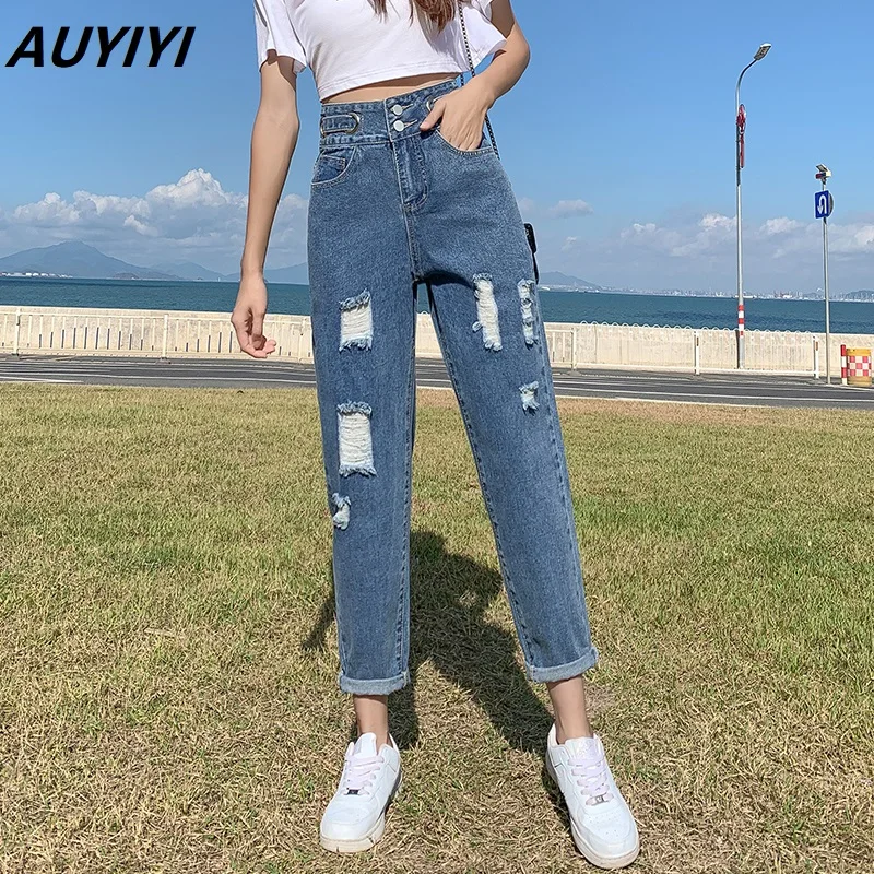 Women's Casual Spring And Autumn 2021 New Summer Thin Nine-Point Carrot Middle-Aged And Elderly Straight Hole Jeans
Women's Casual Spring And Autumn 2021 New Summer Thin Nine-Point Carrot Middle-Aged And Elderly Straight Hole Jeans