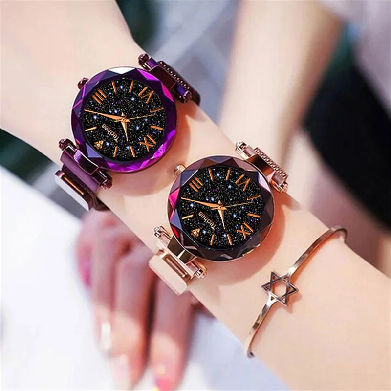 Luxury Women Watches Magnetic Starry Sky Female Clock Quartz Wristwatch Fashion Ladies Wrist Watch reloj mujer relogio feminino
Luxury Women Watches Magnetic Starry Sky Female Clock Quartz Wristwatch Fashion Ladies Wrist Watch reloj mujer relogio feminino
