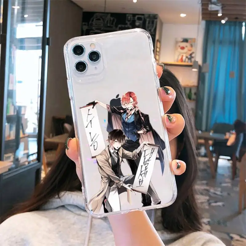 bungou stray dogs Phone Case Transparent soft For iphone 5 5s 5c se 6 6s 7 8 11 12 plus mini x xs xr pro max 
bungou stray dogs Phone Case Transparent soft For iphone 5 5s 5c se 6 6s 7 8 11 12 plus mini x xs xr pro max