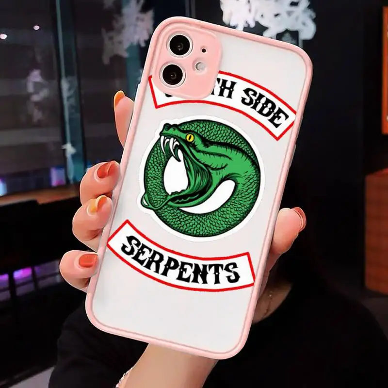 TV Riverdale Southside Serpents Phone Cases Matte Transparent For iPhone 12 Mini 11 Pro XR XS Max 7 8 Plus
TV Riverdale Southside Serpents Phone Cases Matte Transparent For iPhone 12 Mini 11 Pro XR XS Max 7 8 Plus
