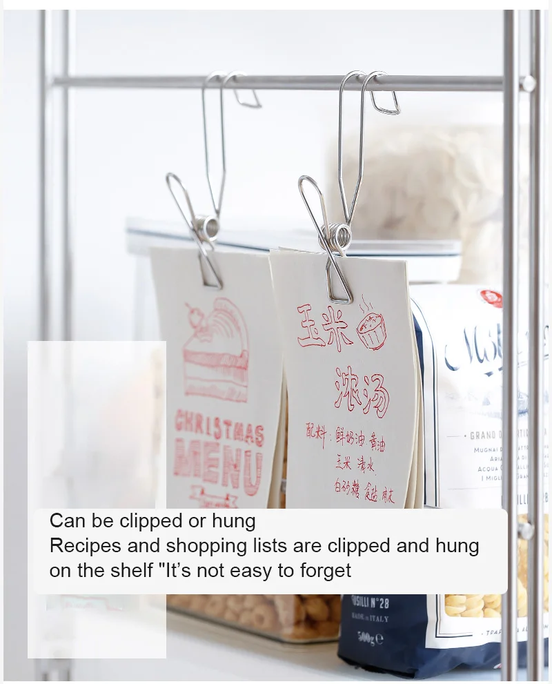 4pcs Stainless Steel Hook Clip Windproof Air Drying Clip Note Long Tail Clamp Kitchen Bathroom Storage Fixed Clip Accessories
4pcs Stainless Steel Hook Clip Windproof Air Drying Clip Note Long Tail Clamp Kitchen Bathroom Storage Fixed Clip Accessories