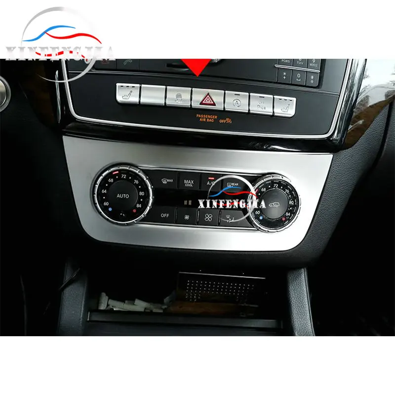 For Mercedes-Benz ML GL GLE GLS Class W166 X166 12-19 ABS Chrome Center AC Switch Adjust Panel Trim Cover
For Mercedes-Benz ML GL GLE GLS Class W166 X166 12-19 ABS Chrome Center AC Switch Adjust Panel Trim Cover