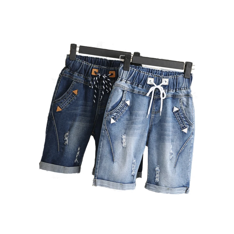 Large Size Women Fat MM Summer Students Denim Shorts Female 200 Pounds Plus Size Five Points Wide Leg Harem Trousers
Large Size Women Fat MM Summer Students Denim Shorts Female 200 Pounds Plus Size Five Points Wide Leg Harem Trousers
