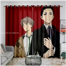 Manga Custom Curtain Shading Window Drapes Japan Anime Balance UNLIMITED Room Decor Kids Adult Bed Room Decor Folio/One Piece