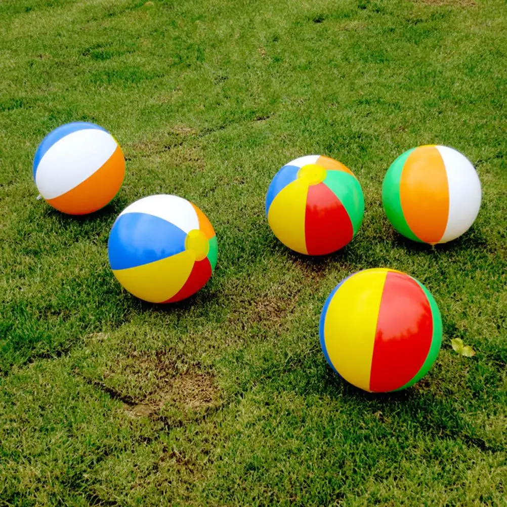 

23 см резиновый мяч для детей, пляжный бассейн, игровой мяч, надувные детские резиновые Развивающие мягкие Обучающие игрушки, случайный стил...