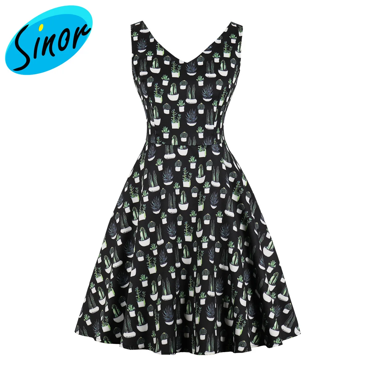2017wish large women's printed small fresh dress 1585 source factory wholesale office banquet
2017wish large women's printed small fresh dress 1585 source factory wholesale office banquet