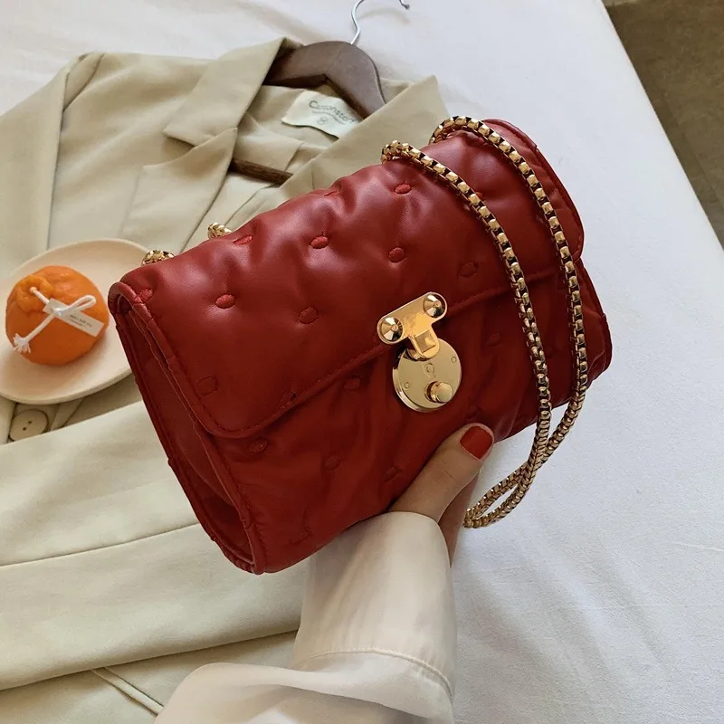 High quality fold chain bag small square bag 2020 new fashion ladies high quality PU shoulder bag all-match messenger bag
High quality fold chain bag small square bag 2020 new fashion ladies high quality PU shoulder bag all-match messenger bag