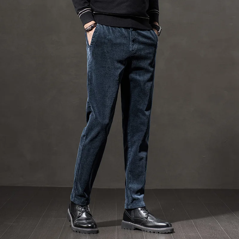 97% Cotton 3% Spandex Corduroy Soft Men Trousers Spring Autumn Winter Solid Male Casual Slim Full Length Long Chino Man Pants 
97% Cotton 3% Spandex Corduroy Soft Men Trousers Spring Autumn Winter Solid Male Casual Slim Full Length Long Chino Man Pants