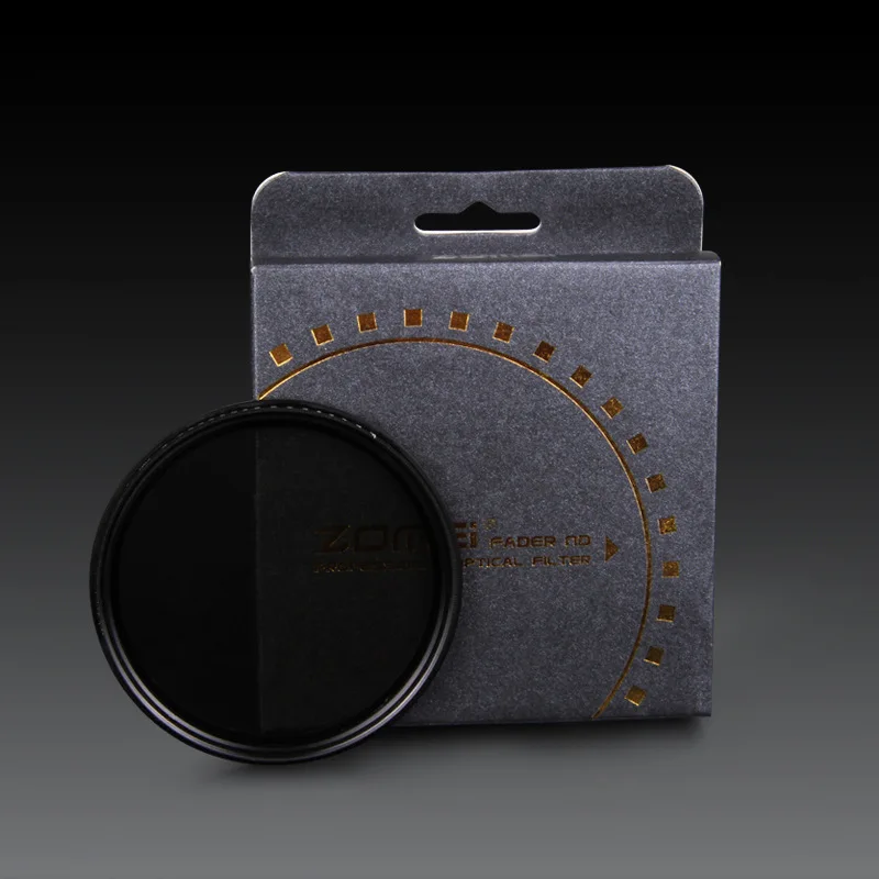 Adjustable Camera Filter ND2-400 Zhuomei ZOMEI Medium Gray Density Light Reduction Mirror Traffic Flow Landscape Camera Filter 
Adjustable Camera Filter ND2-400 Zhuomei ZOMEI Medium Gray Density Light Reduction Mirror Traffic Flow Landscape Camera Filter