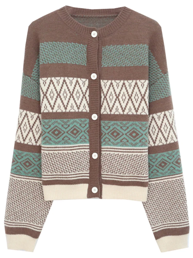 Sweater new women's autumn and winter loose outer coat sweater retro Hong Kong style cardigan design
Sweater new women's autumn and winter loose outer coat sweater retro Hong Kong style cardigan design