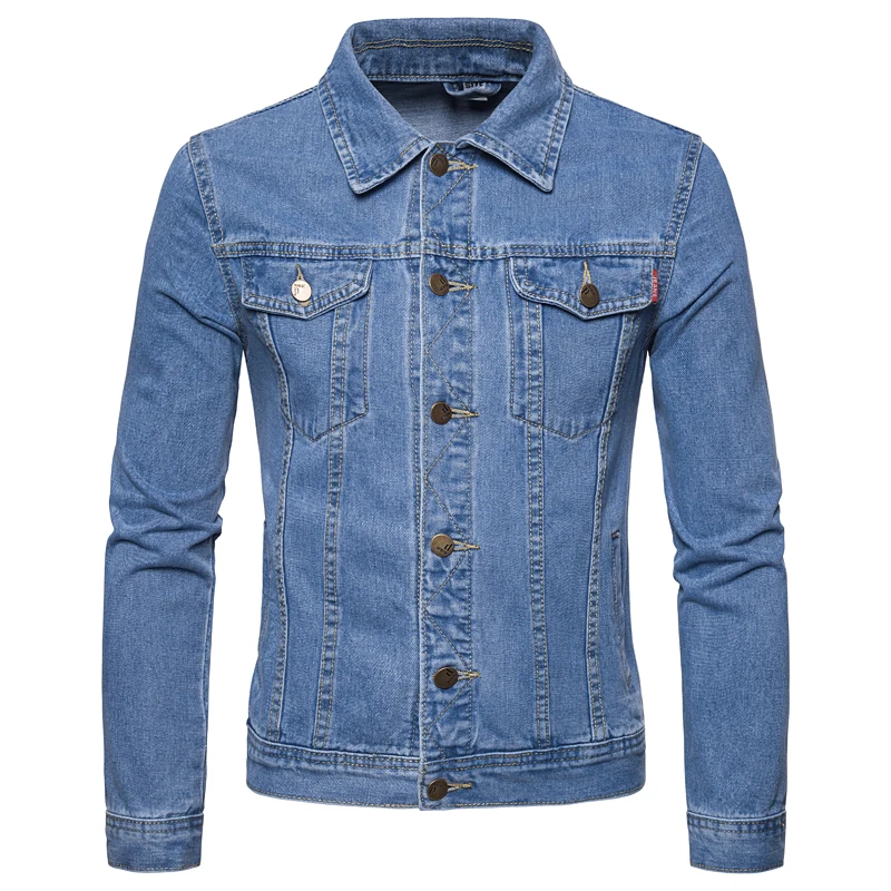 Men's new denim jacket 2021autumn classic blue solid color jacket fashion casual high-end cotton scratch coat men's brand jacket
Men's new denim jacket 2021autumn classic blue solid color jacket fashion casual high-end cotton scratch coat men's brand jacket