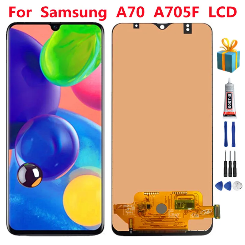 Оригинальный ЖК-дисплей для Samsung Galaxy A70 2019 дюймов, сенсорный экран с цифровым преобразователем для Samsung SM-A705FN/DS, замена экрана
Оригинальный ЖК-дисплей для Samsung Galaxy A70 2019 дюймов, сенсорный экран с цифровым преобразователем для Samsung SM-A705FN/DS, замена экрана