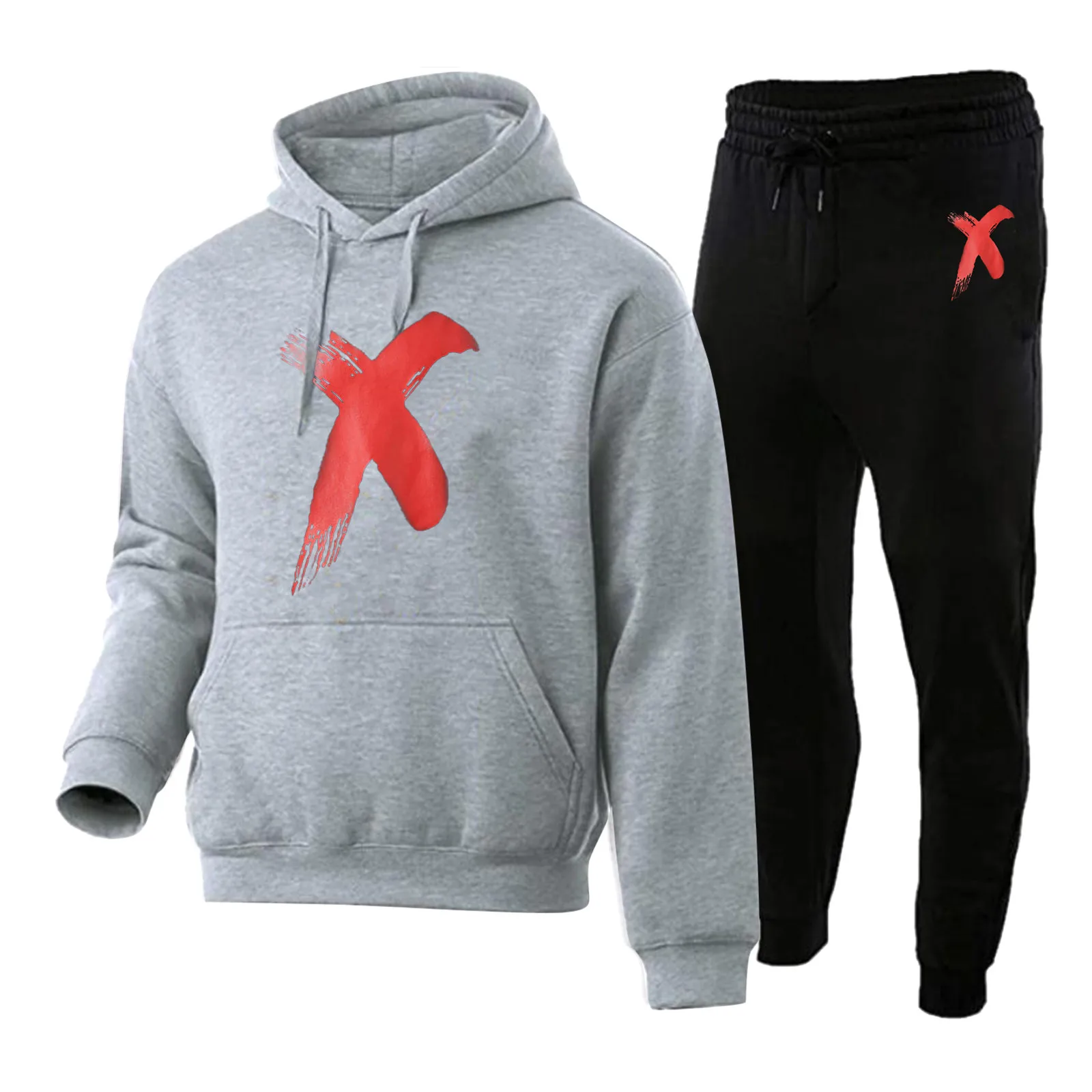 Men's Sets Tracksuit Personalized Print Tight Hooded Long Sleeve Sweatshirt And Trousers Set Hoodies Ensembles Pour Hommes Sets
Men's Sets Tracksuit Personalized Print Tight Hooded Long Sleeve Sweatshirt And Trousers Set Hoodies Ensembles Pour Hommes Sets