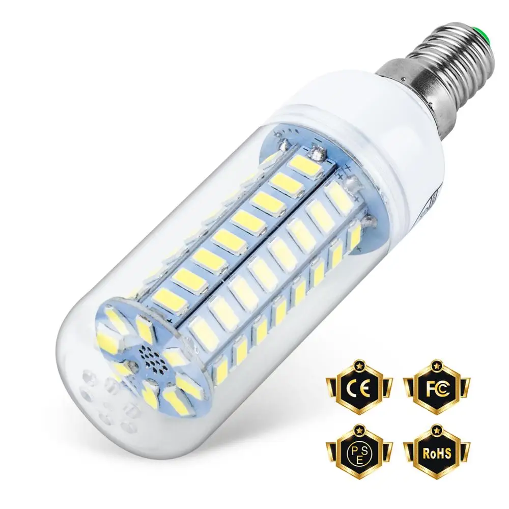 

E14/E27/B22/GU10/G9 Corn Bulb 110V-240V 3W 5W 7W 9W 12W 15W Indoor Lighting Chandelier Lamp Low Consumption Light Bulb