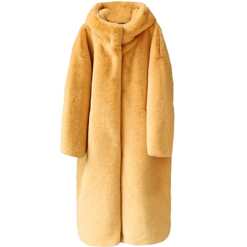 Parkas Female Winter Jacket Pop Pop Vogue Hooded Rex rabbit fur thicken Long Overcoat Coat Warm Loose Women Winter Fur Coats
Parkas Female Winter Jacket Pop Pop Vogue Hooded Rex rabbit fur thicken Long Overcoat Coat Warm Loose Women Winter Fur Coats