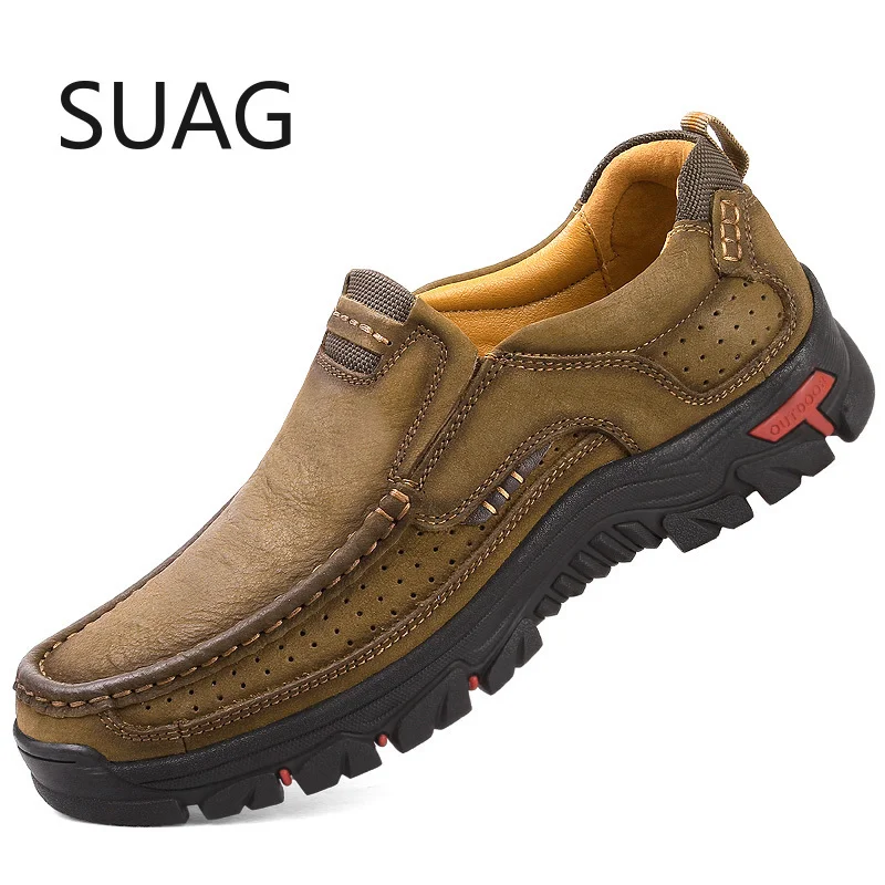 100% Genuine Leather Shoes Men Cow Leather Casual Shoes Male Outdoor High Quality Men Flats 2 Style Lace-Up Man Footwear
100% Genuine Leather Shoes Men Cow Leather Casual Shoes Male Outdoor High Quality Men Flats 2 Style Lace-Up Man Footwear