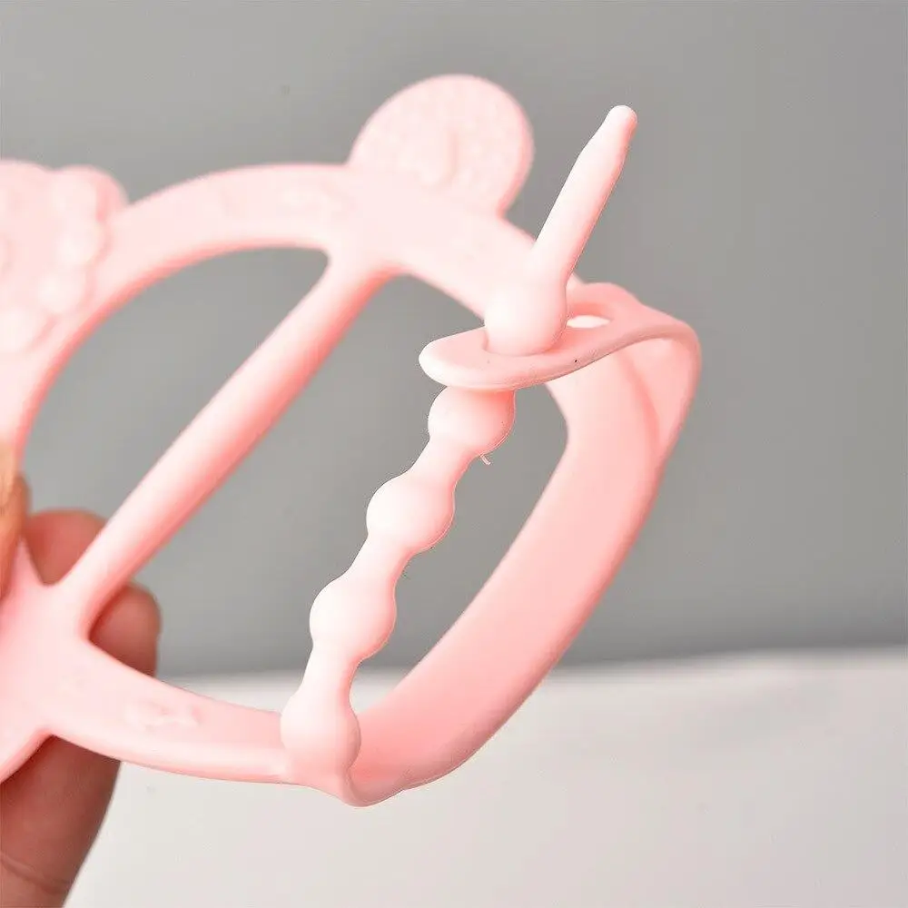 1pc Baby Teether Pacifier Cartoon Teething Nursing Silicone BPA Free Adjustable Hand Ring Teether Toys Baby Nursing Accessories
1pc Baby Teether Pacifier Cartoon Teething Nursing Silicone BPA Free Adjustable Hand Ring Teether Toys Baby Nursing Accessories