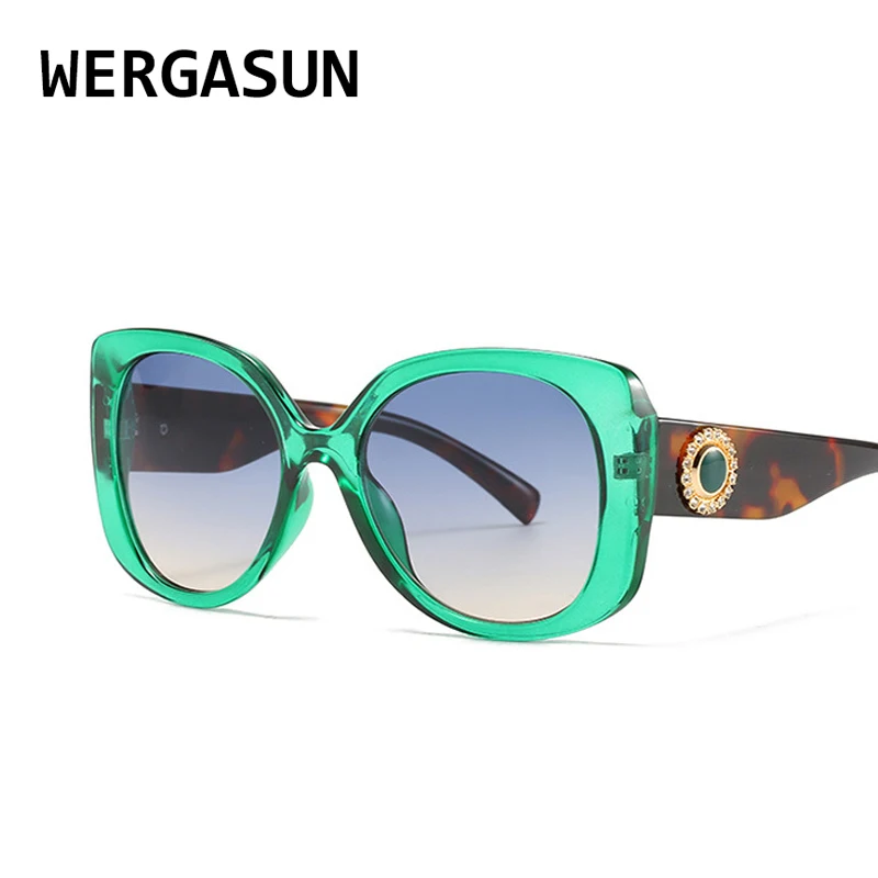 WERGASUN Oversized Sunglasses Women Luxury Transparent Gradient Sun Glasses Big Frame Vintage Eyewear UV400 Glasses for Lady
WERGASUN Oversized Sunglasses Women Luxury Transparent Gradient Sun Glasses Big Frame Vintage Eyewear UV400 Glasses for Lady