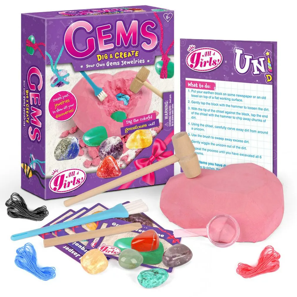 Toy Children's Educational Toys Creative Handmade DIY Gem Necklace Archaeological Stone Excavation Toy Set
Toy Children's Educational Toys Creative Handmade DIY Gem Necklace Archaeological Stone Excavation Toy Set