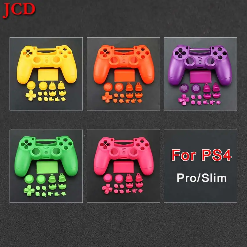 

JCD Full Shell w/ Buttons Mod Kit for PS4 Slim Gamepad Protection Case For PS4 Pro JDS-040 Housing Case Cover