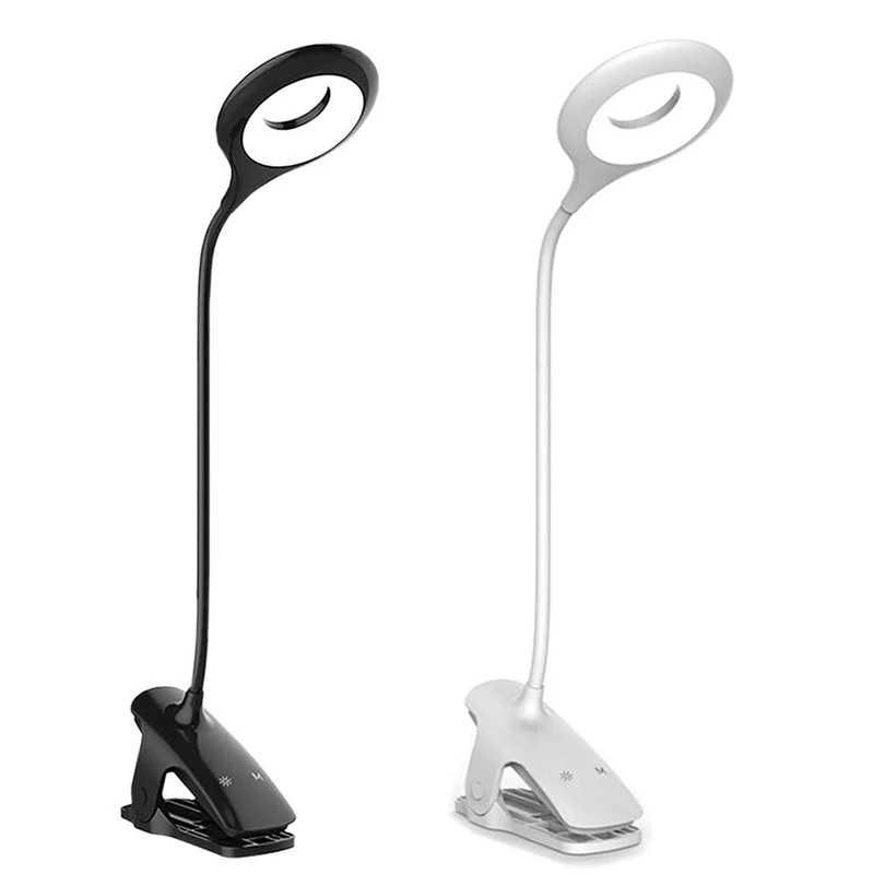 Rechargeable LED Lamp, 3 Color & 3 Brightness, Press Control LED Table Lamp Dimmable, Clip on Bed for Study
Rechargeable LED Lamp, 3 Color & 3 Brightness, Press Control LED Table Lamp Dimmable, Clip on Bed for Study