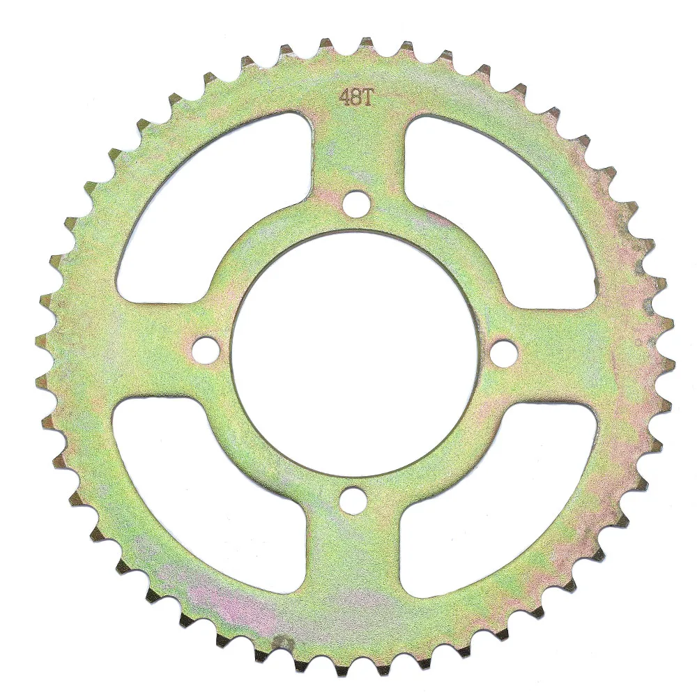 420 48T Tooth 76mm Chain Sprocket For 110cc 125cc 150cc ATV Quad Pit Dirt Bike Buggy Go Kart Motorcycle Motor 
420 48T Tooth 76mm Chain Sprocket For 110cc 125cc 150cc ATV Quad Pit Dirt Bike Buggy Go Kart Motorcycle Motor