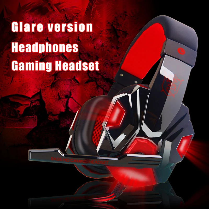 3.5mm LED Gaming Headset with Mic Stereo Sound Headphones for Laptop Computer NC99
3.5mm LED Gaming Headset with Mic Stereo Sound Headphones for Laptop Computer NC99