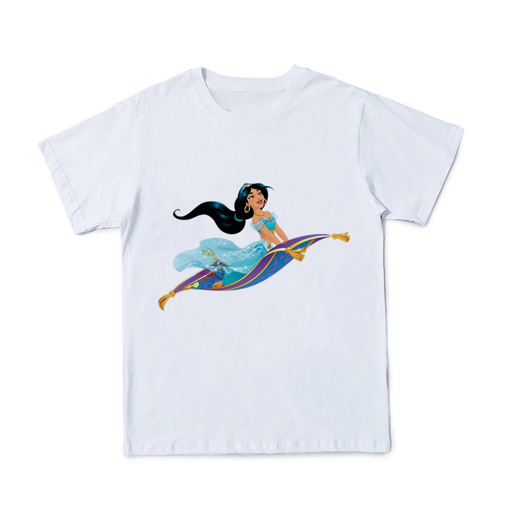 Disney Children's T-shirt Summer Jasmine Princess Movie Breathable and Comfortable White Baby Short Sleeve Boy Girl T-shirt Cute
Disney Children's T-shirt Summer Jasmine Princess Movie Breathable and Comfortable White Baby Short Sleeve Boy Girl T-shirt Cute