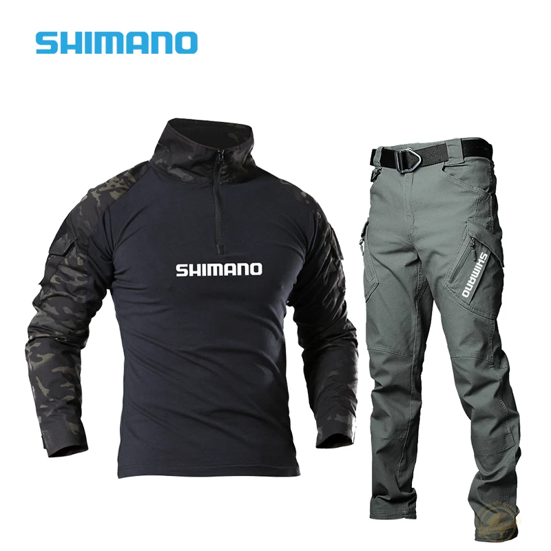 SHIMANO Men's Autumn Fishing Clothing Camping Outdoor Breathable Fishing Suits Hunting Cycling Sport Mountaineering Fishing Set 
SHIMANO Men's Autumn Fishing Clothing Camping Outdoor Breathable Fishing Suits Hunting Cycling Sport Mountaineering Fishing Set