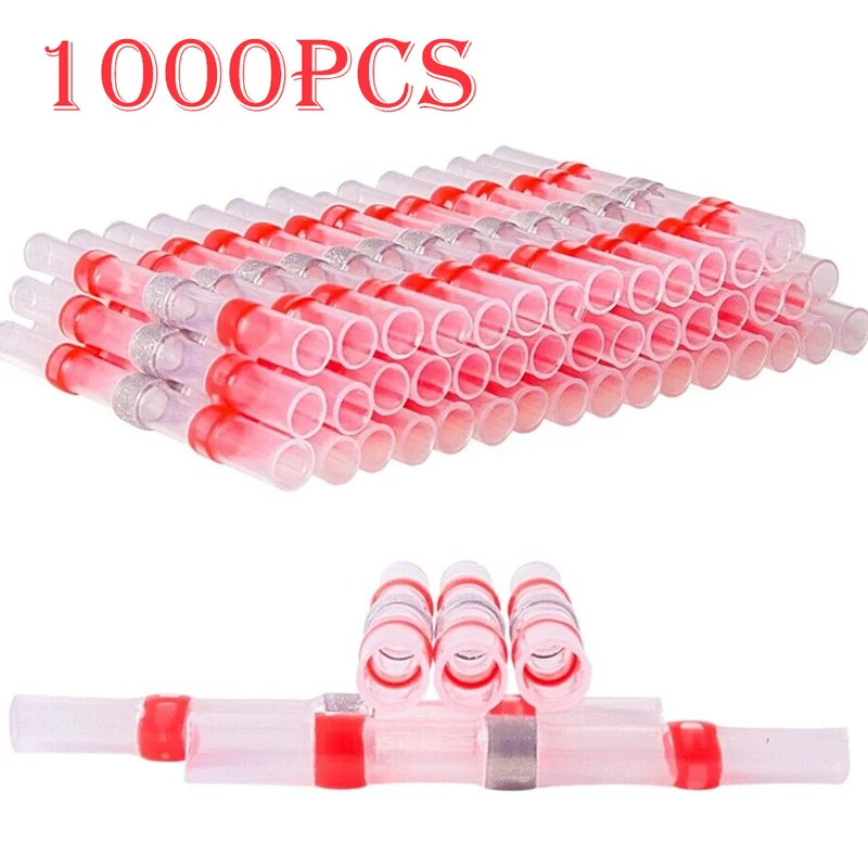 100/500/1000PCS Solder Seal Sleeve Wire Connectors Waterproof Heat Shrink Butt Connector Insulated Electrical Splices Terminals
100/500/1000PCS Solder Seal Sleeve Wire Connectors Waterproof Heat Shrink Butt Connector Insulated Electrical Splices Terminals