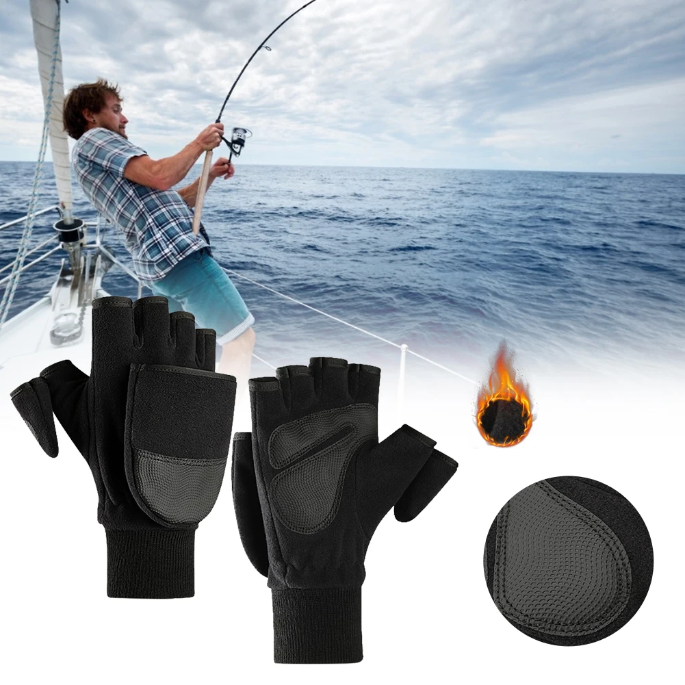 Black Flip Cover Outdoor Travel Hiking Fishing Gants Camera Photography Gloves Winter Warm Anti-slip Touch Screen Half Finger
Black Flip Cover Outdoor Travel Hiking Fishing Gants Camera Photography Gloves Winter Warm Anti-slip Touch Screen Half Finger