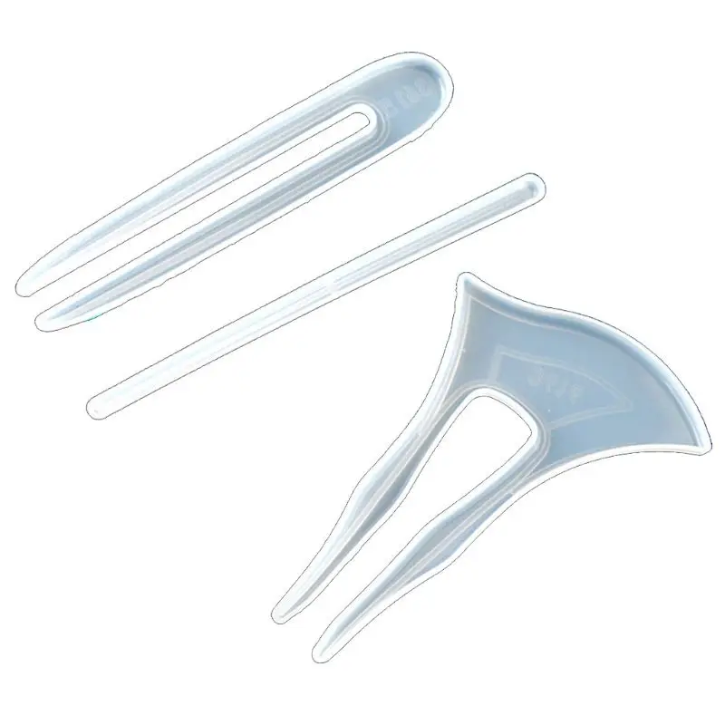 3Pcs DIY Classical Hairpin Silicone Mold Hair Sticks Jewelry Making Resin Craft N58F 
3Pcs DIY Classical Hairpin Silicone Mold Hair Sticks Jewelry Making Resin Craft N58F