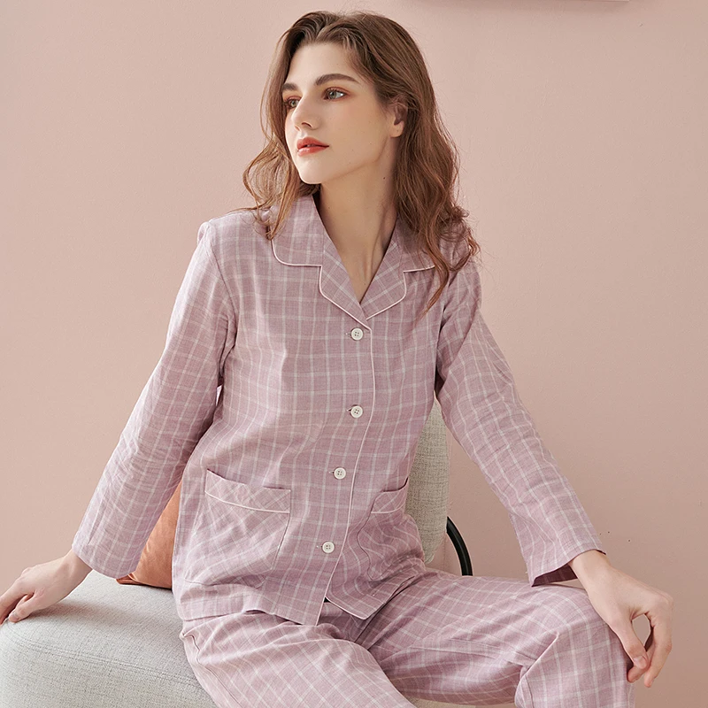Spring and summer new products Japanese non-printed cotton home wear couple long-sleeved ladies pajamas cotton casual suit
Spring and summer new products Japanese non-printed cotton home wear couple long-sleeved ladies pajamas cotton casual suit