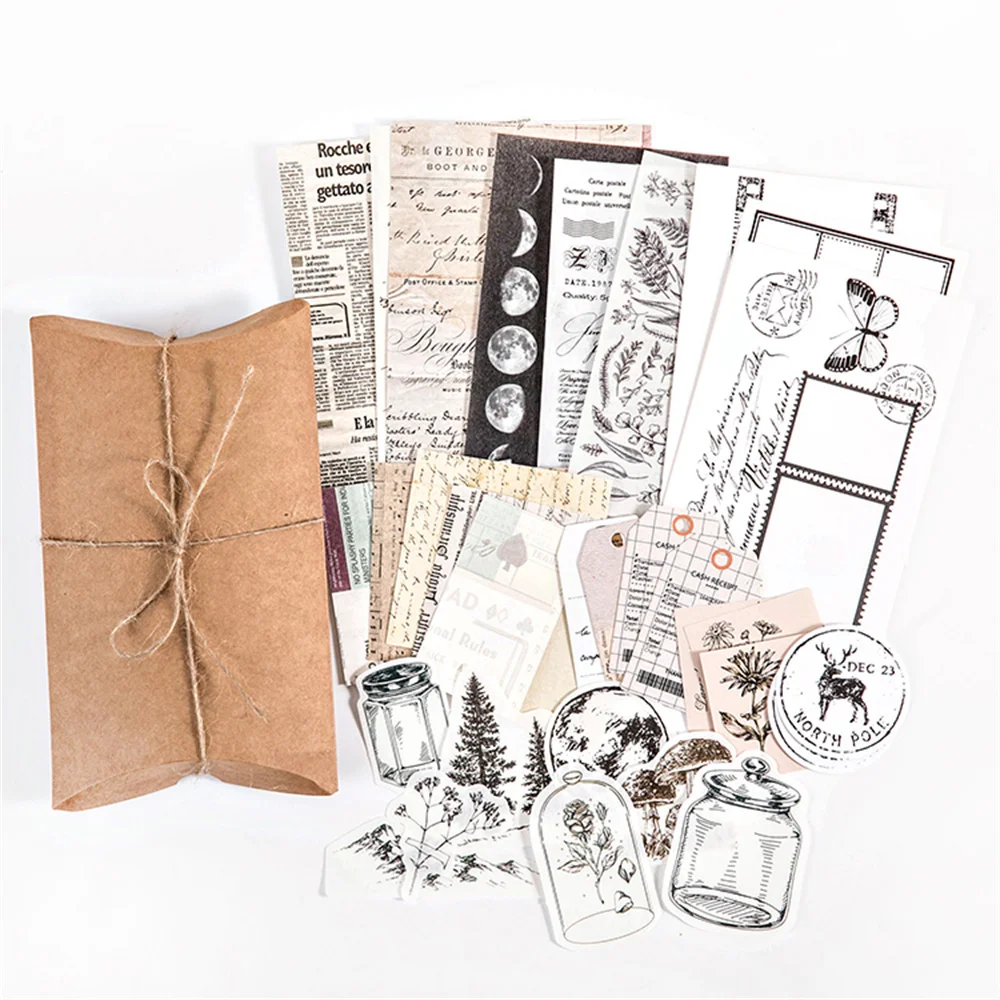30pcs/set Vintage Scrapbooking Diy Stickers Pack Decorative Retro Natural Collection Diary Journal Washi Paper Sticker 1pc
30pcs/set Vintage Scrapbooking Diy Stickers Pack Decorative Retro Natural Collection Diary Journal Washi Paper Sticker 1pc