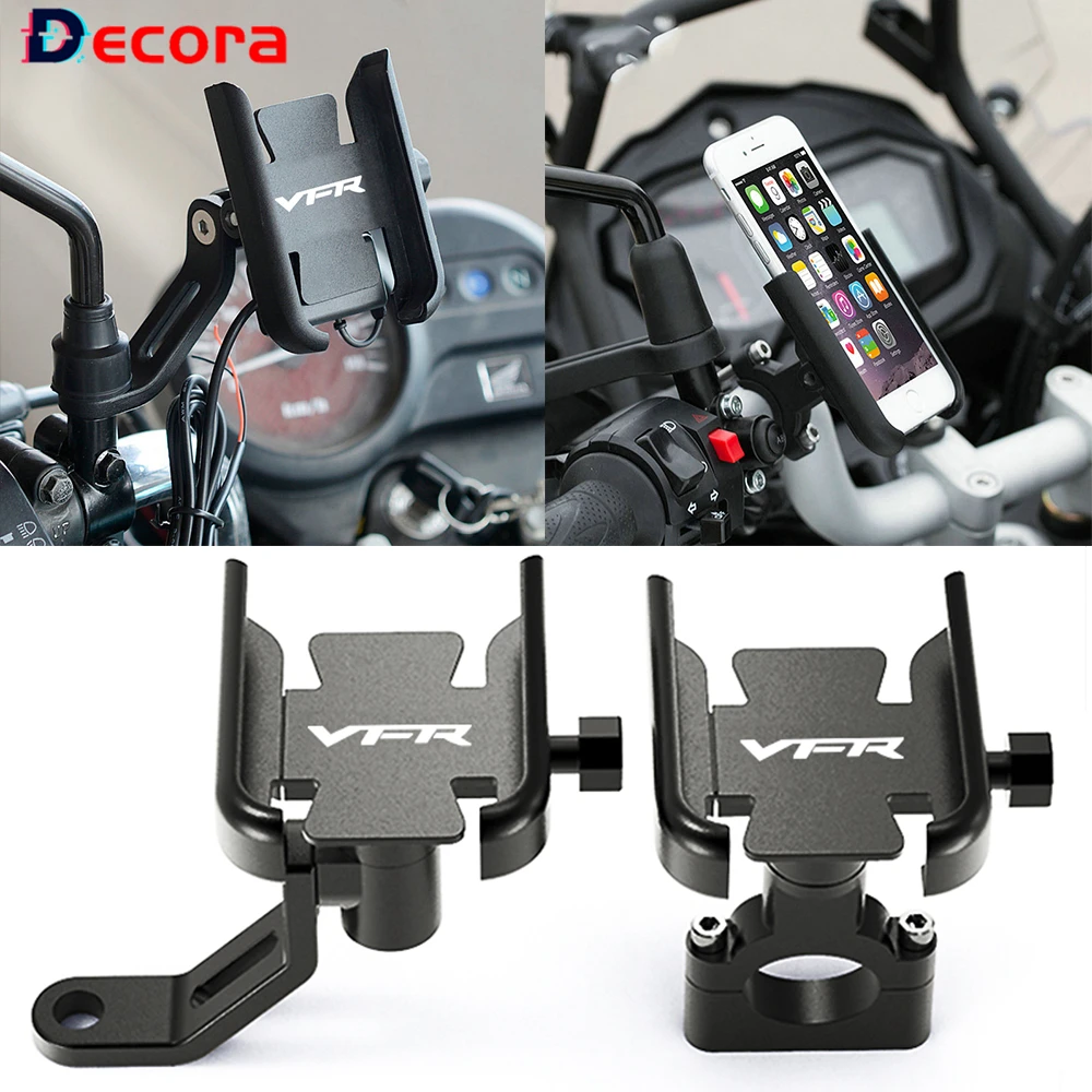 Motorbike Handlebar Mobile Phone Holder GPS Stand Bracket For HONDA VFR750 VFR800 VFR1200/F VFR 750 800 1200 1200F Accessories
Motorbike Handlebar Mobile Phone Holder GPS Stand Bracket For HONDA VFR750 VFR800 VFR1200/F VFR 750 800 1200 1200F Accessories