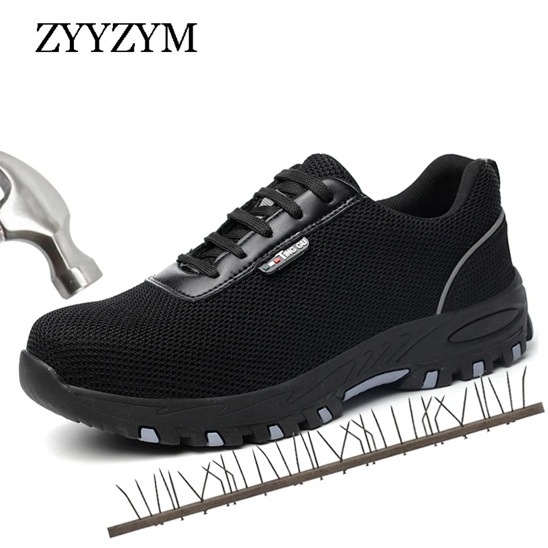 ZYYZYM Men Work Safety Boots Plus Size 36-46 Unisex Indestructible Steel Toe Protect Puncture Proof Protective Safety Shoes Men
ZYYZYM Men Work Safety Boots Plus Size 36-46 Unisex Indestructible Steel Toe Protect Puncture Proof Protective Safety Shoes Men