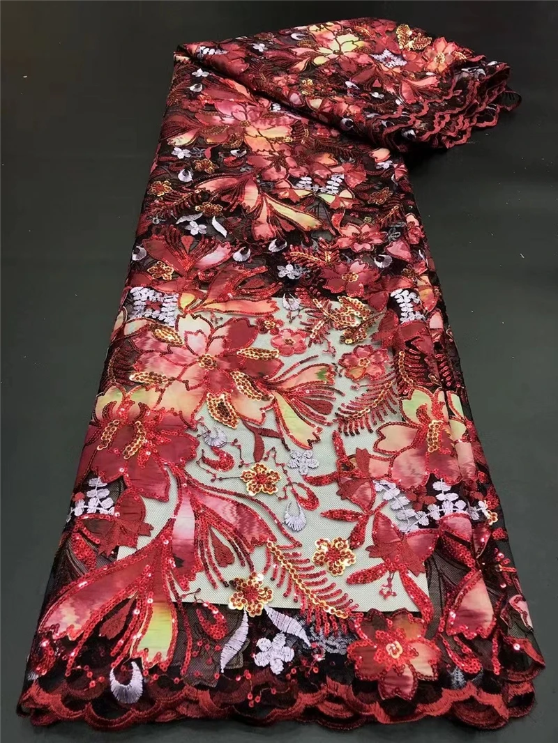 African Sequins Lace Fabric 2021 Sequence Embroidery Mesh Nigerian Tulle Lace Fabrics French Net Lace Fabric For Evening Dress
African Sequins Lace Fabric 2021 Sequence Embroidery Mesh Nigerian Tulle Lace Fabrics French Net Lace Fabric For Evening Dress