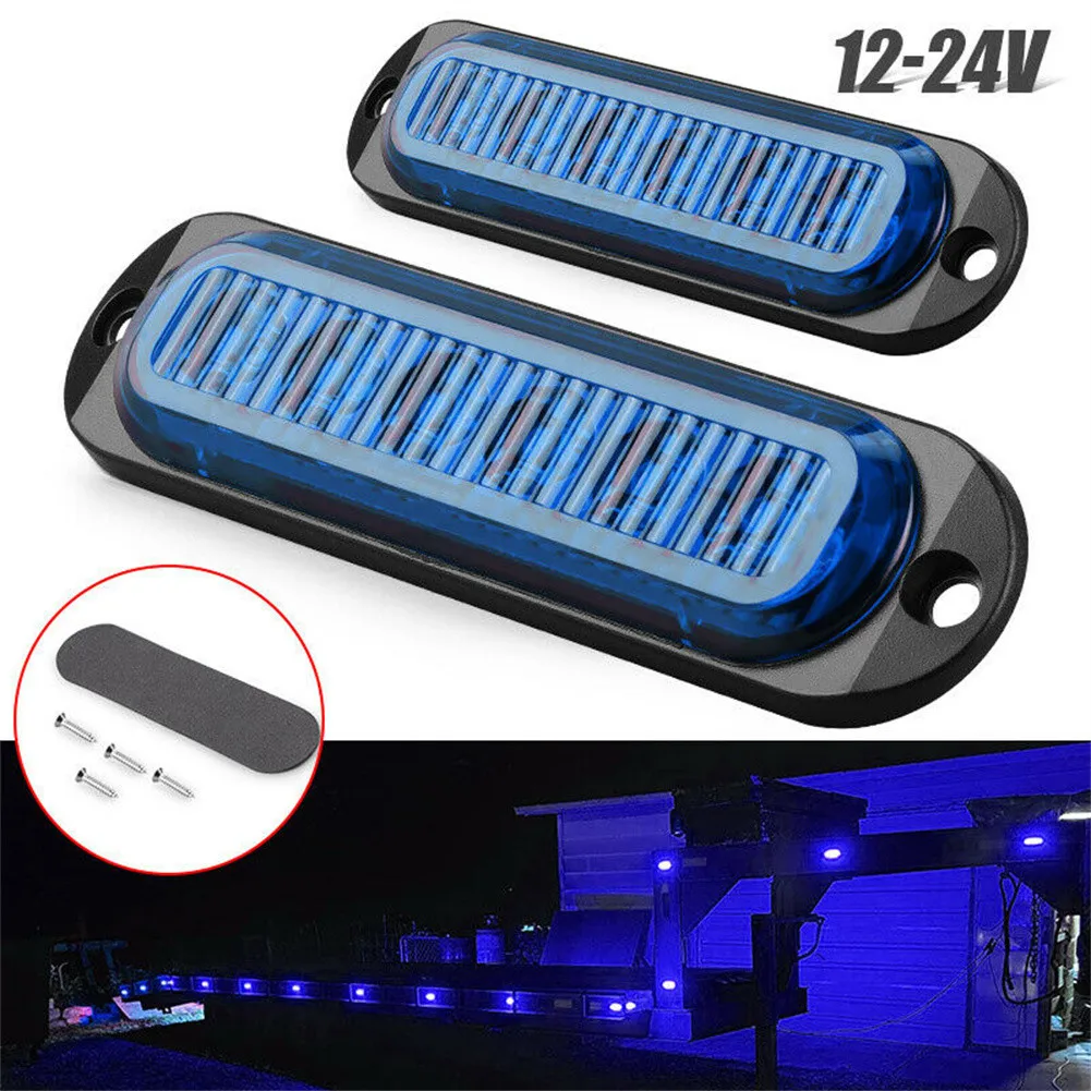2 Pcs Car Side Marker Lights Blue Clearance Lamps Truck Trailer Waterproof LED Lights 12V-24V Accessories For RV Pickup Caravan
2 Pcs Car Side Marker Lights Blue Clearance Lamps Truck Trailer Waterproof LED Lights 12V-24V Accessories For RV Pickup Caravan