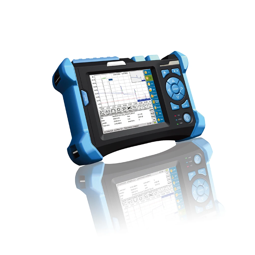 New Professional Multi wavelength Measurement Optical Time Domain Reflectometer Fast Auto Measurement 180KM Optical Fiber Tester
New Professional Multi wavelength Measurement Optical Time Domain Reflectometer Fast Auto Measurement 180KM Optical Fiber Tester