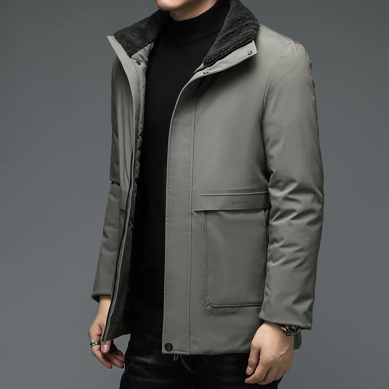 Top Quality New Casual Fashion Fur Collar Parka Men Korean Puffer Coat Winter Designer Brand Clothing Windbreaker Men's Clothing
Top Quality New Casual Fashion Fur Collar Parka Men Korean Puffer Coat Winter Designer Brand Clothing Windbreaker Men's Clothing