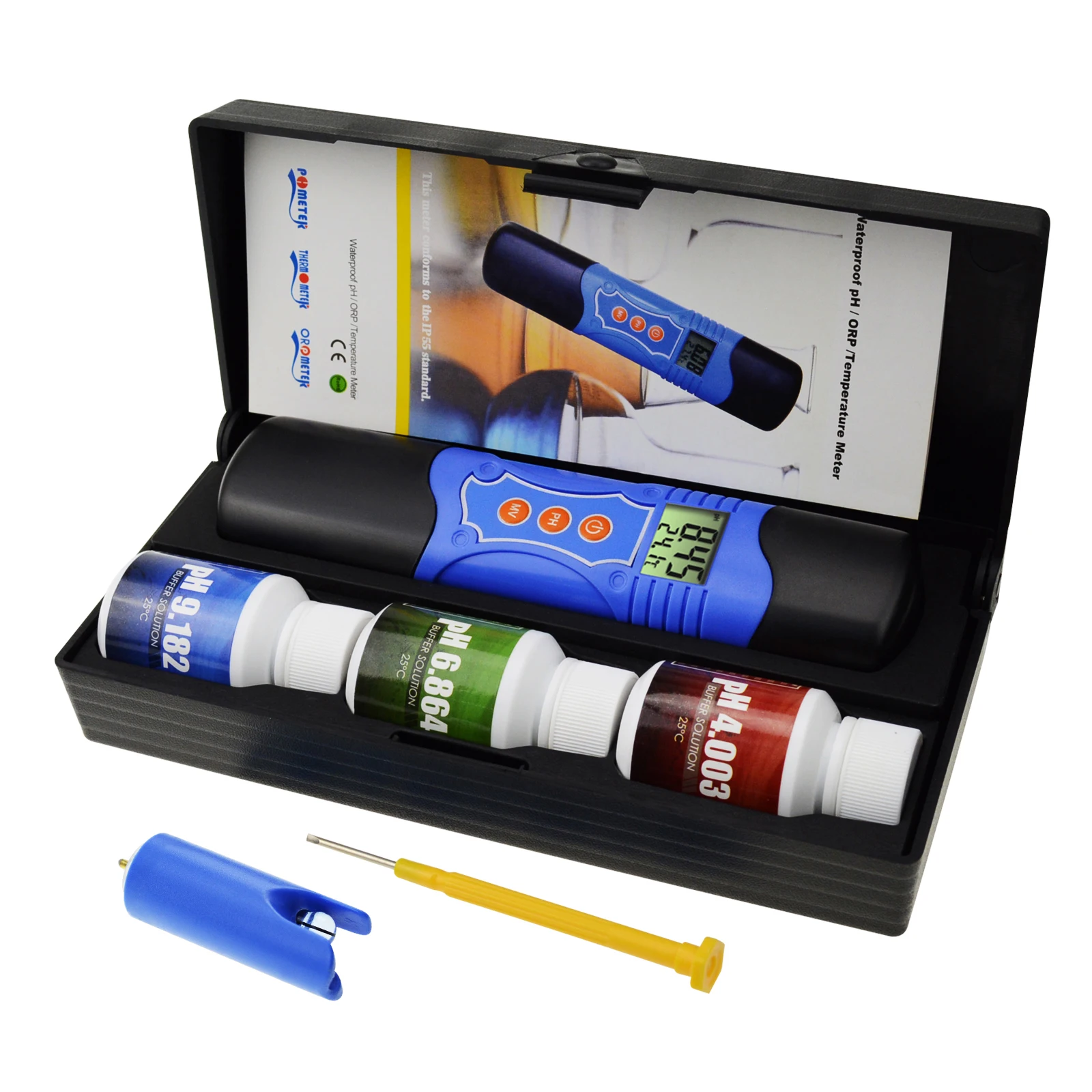3-in-1 ORP Redox PH Temperature Combo Meter Tester w/ EXTRA Electrode Water Quality Aquarium Tank Swimming Pool Lab Spa
3-in-1 ORP Redox PH Temperature Combo Meter Tester w/ EXTRA Electrode Water Quality Aquarium Tank Swimming Pool Lab Spa