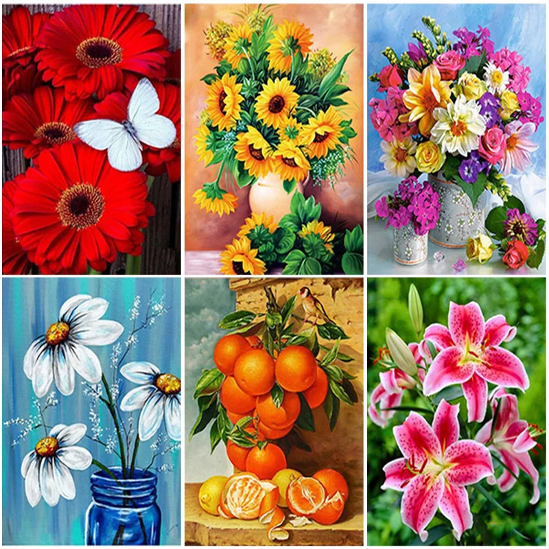 DIY Flower 5D Diamond Painting Full Round Drill Landscape Diamond Embroidery Cross Stitch Mosaic Kits Wall Art Home Decor
DIY Flower 5D Diamond Painting Full Round Drill Landscape Diamond Embroidery Cross Stitch Mosaic Kits Wall Art Home Decor
