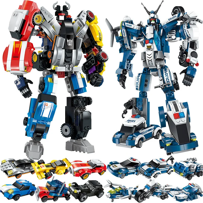 6PCS/LOT God of War Movie Transformation Deformation Robot Armored Vehicle DIY Creative Building Blocks Educational Toys for Boy
6PCS/LOT God of War Movie Transformation Deformation Robot Armored Vehicle DIY Creative Building Blocks Educational Toys for Boy
