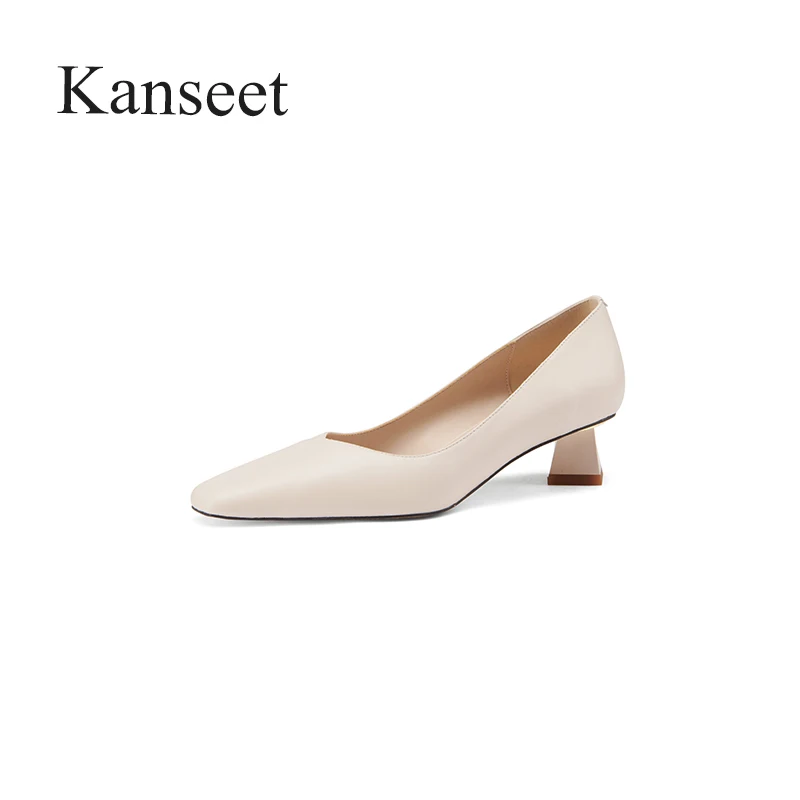 Kanseet Women Pumps Concise Genuine Leather Female Shoes 2021 Spring Solid Color Office Shoes Square Toe Daily Thick Heel Shoes
Kanseet Women Pumps Concise Genuine Leather Female Shoes 2021 Spring Solid Color Office Shoes Square Toe Daily Thick Heel Shoes
