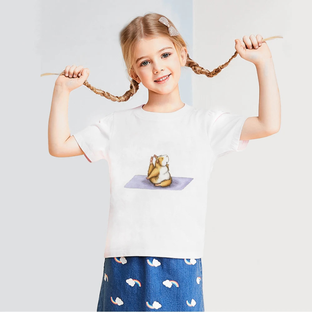 Girl Clothes Cartoon Hamster Print Short-sleeved Summer Casual Children's T-shirt Black White Pullover Top Boy Tee
Girl Clothes Cartoon Hamster Print Short-sleeved Summer Casual Children's T-shirt Black White Pullover Top Boy Tee