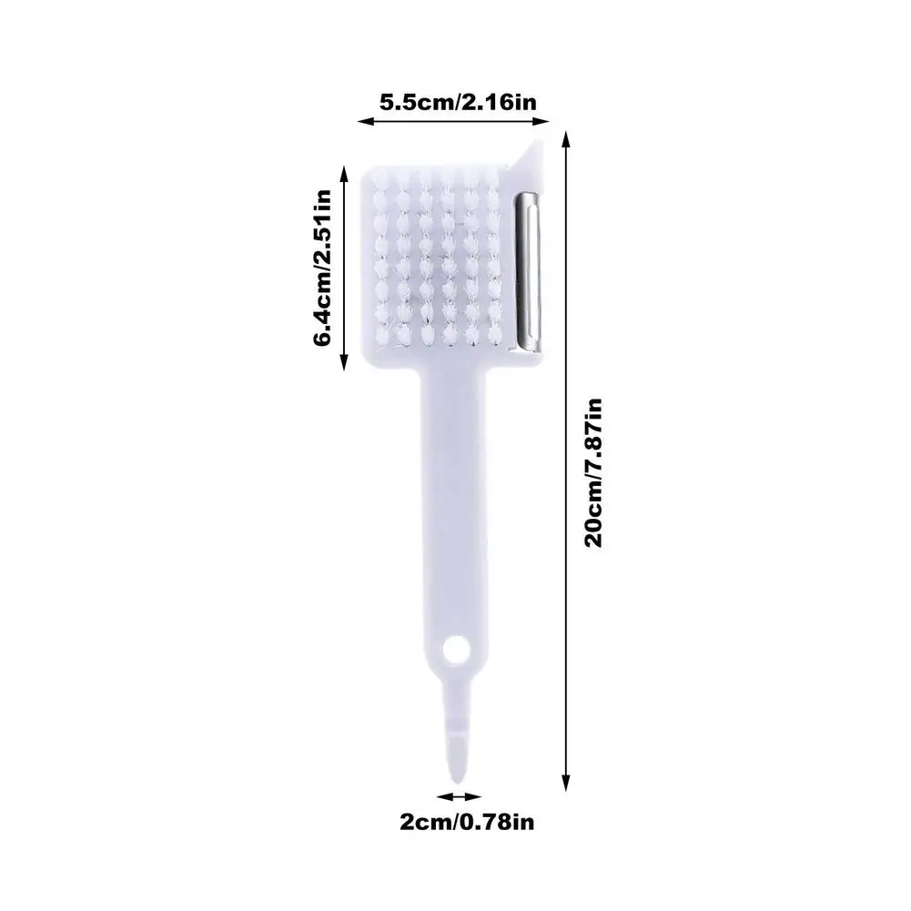 Fruit Vegetable Peeler With Brush Plastic Carrot Potato Slicer Grater Kitchen Gadget Accessories Tool
Fruit Vegetable Peeler With Brush Plastic Carrot Potato Slicer Grater Kitchen Gadget Accessories Tool