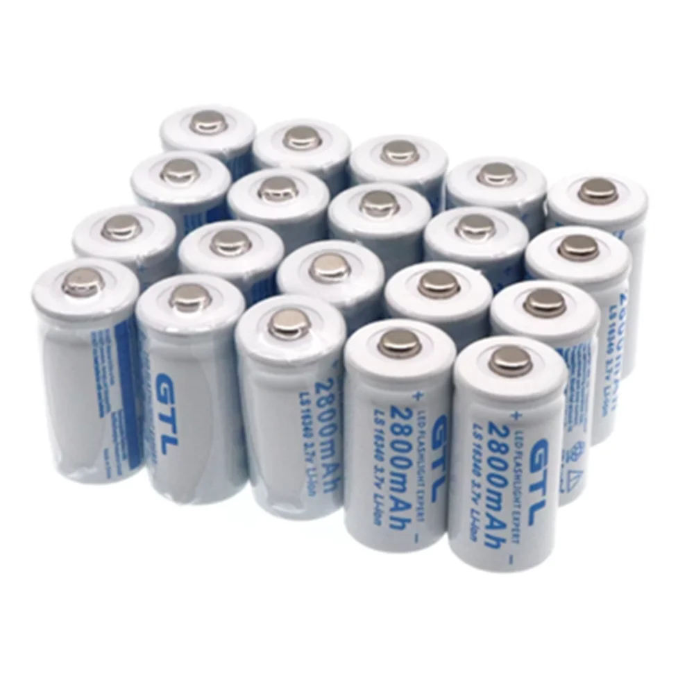 2021 New 3.7V 2800mAh Lithium Li-ion 16340 Battery CR123A Rechargeable Batteries 3.7V CR123 for Laser Pen LED Flashlight Cell
2021 New 3.7V 2800mAh Lithium Li-ion 16340 Battery CR123A Rechargeable Batteries 3.7V CR123 for Laser Pen LED Flashlight Cell