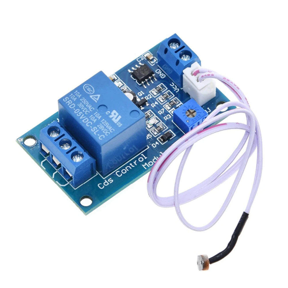 XH-M131 DC 5V / 12V 10A Light Control Switch Photoresistor Relay Module Detection Sensor brightness Automatic Control Module
XH-M131 DC 5V / 12V 10A Light Control Switch Photoresistor Relay Module Detection Sensor brightness Automatic Control Module