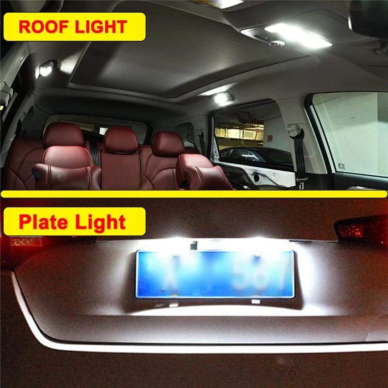 21pcs/set License Plate Light Bulbs Car LED Interior Light Dome map Lamp Kit led light bulbs for BMW E46 Sedan M3 1999-2005
21pcs/set License Plate Light Bulbs Car LED Interior Light Dome map Lamp Kit led light bulbs for BMW E46 Sedan M3 1999-2005